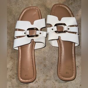 Time and Tru Women's Slide Sandals